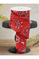 Shop For 2.5" Bandana Ribbon: Red (10 Yards)