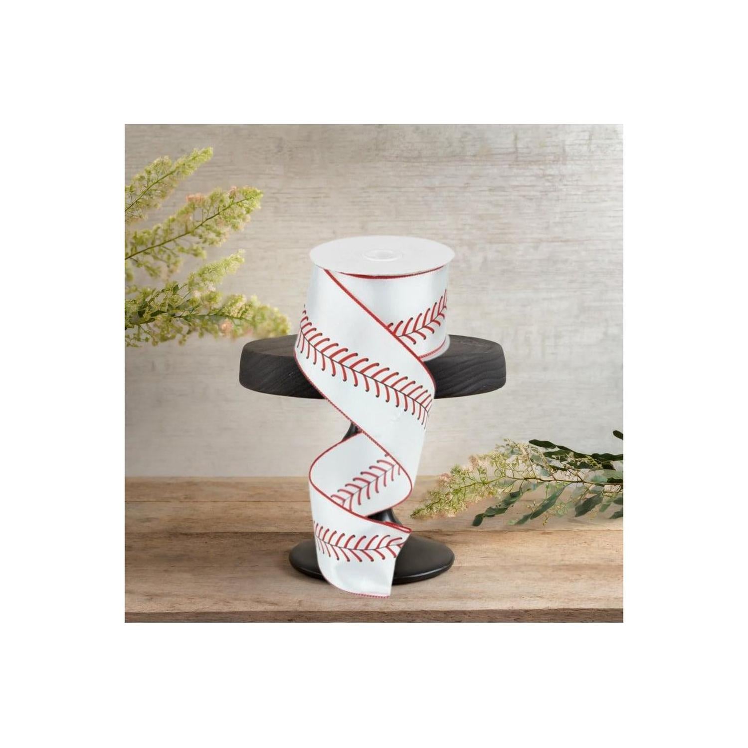 Shop For 2.5" Baseball Stitching Ribbon (10 Yards)