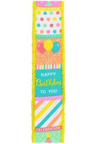 Shop For 2.5" Birthday Blocks Ribbon: Pastel Colors