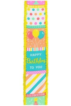 Shop For 2.5" Birthday Blocks Ribbon: Pastel Colors