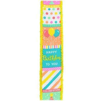 Shop For 2.5" Birthday Blocks Ribbon: Pastel Colors