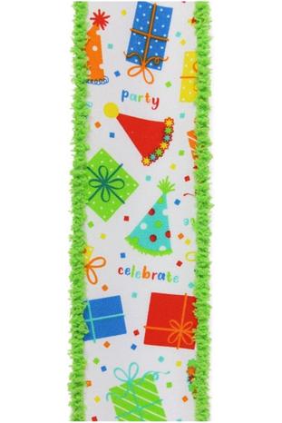 Shop For 2.5" Birthday Party Gifts Ribbon: Primary Colors