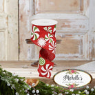 Shop For 2.5" Bold Peppermint Royal Ribbon: Red (10 Yards)