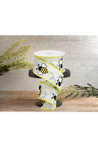 Shop For 2.5" Bumblebee Royal Ribbon: White (10 Yards)