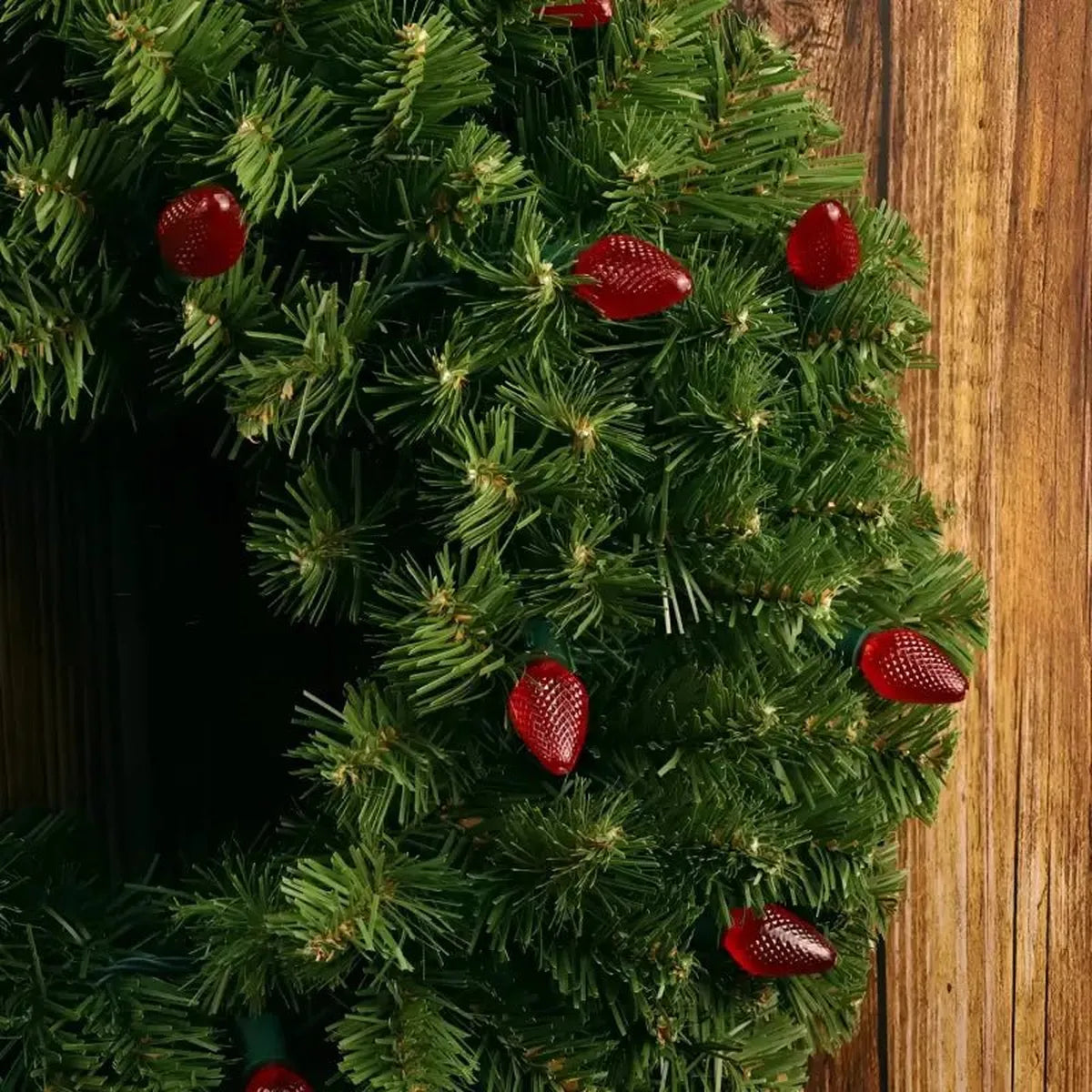 Shop For 25 C7 Red LED Christmas Lights, 8" Spacing