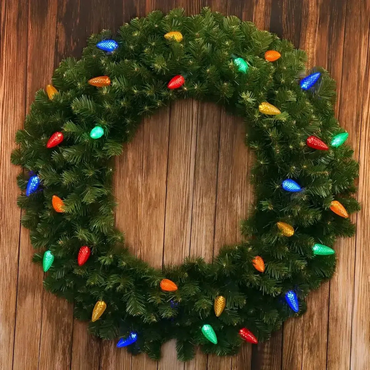 Shop For 25 C9 Multicolor LED Christmas Lights, 8" Spacing