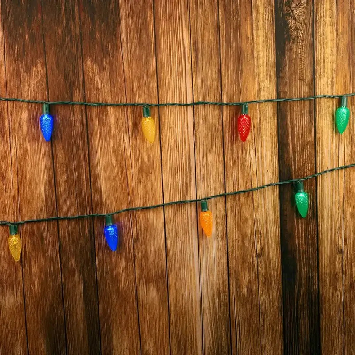 Shop For 25 C9 Multicolor LED Christmas Lights, 8" Spacing