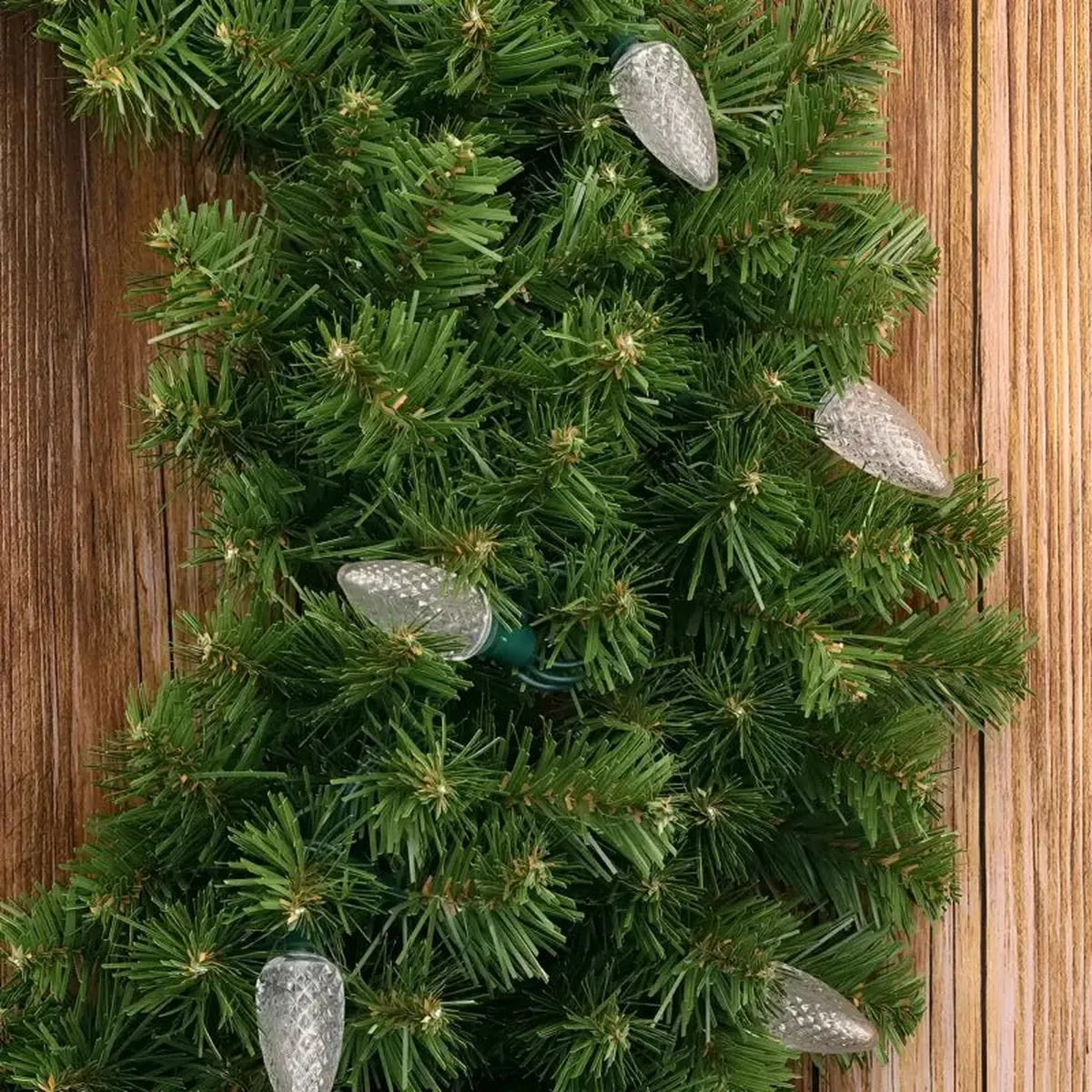 Shop For 25 C9 Warm White LED Christmas Lights, 8" Spacing