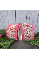 Shop For 2.5" Candy Cane Sprinkle Ribbon: Pink (10 Yards)