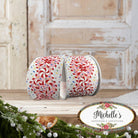 Shop For 2.5" Candy Cane Sprinkle Ribbon: White (10 Yards)