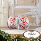 Shop For 2.5" Candy Cane Sprinkle Ribbon: White (10 Yards)