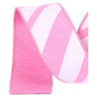 Shop For 2.5" Candy Gloss Striped Ribbon: Pink (10 Yards)