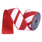 Shop For 2.5" Candy Gloss Striped Ribbon: Red (10 Yards)