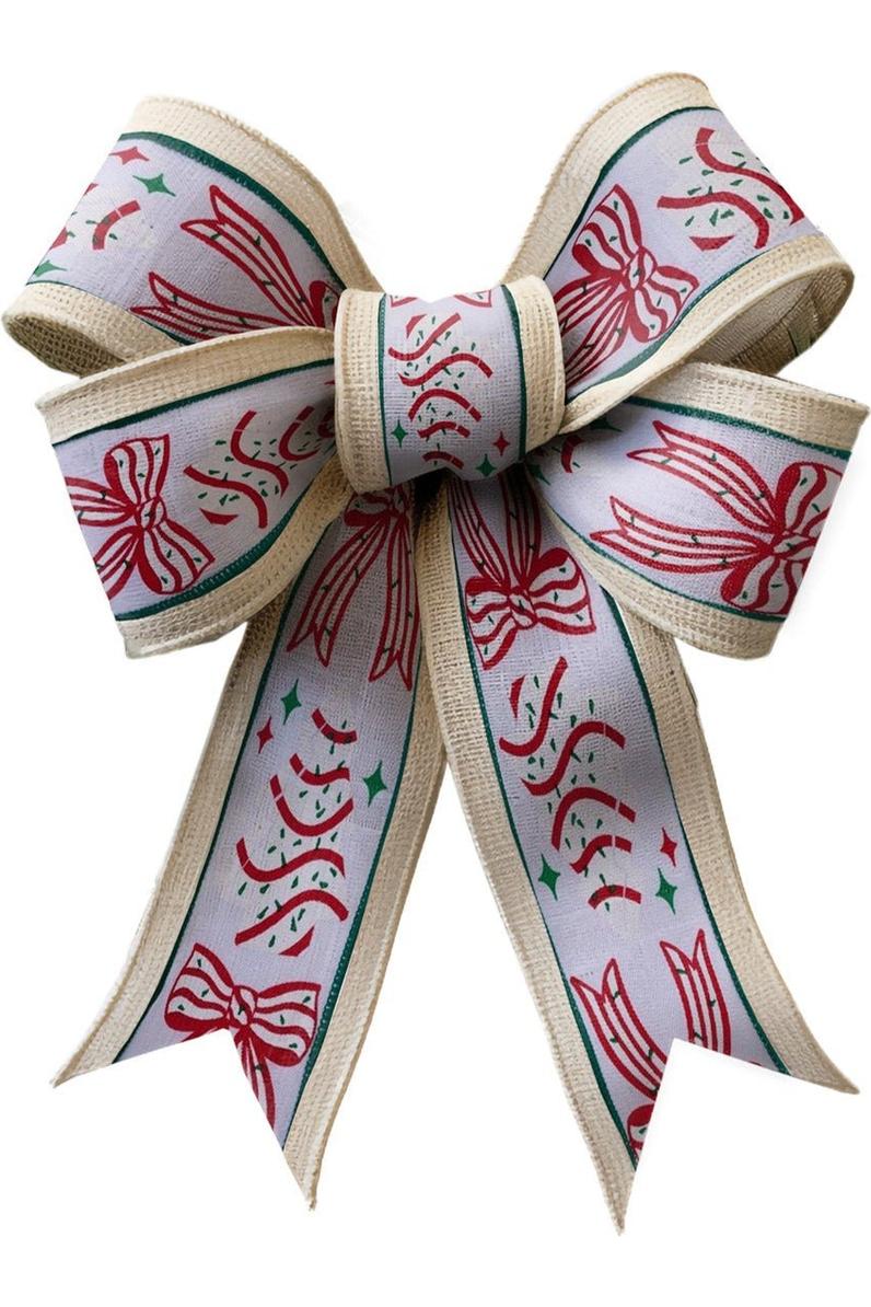 Shop For 2.5" Candy Tree Bow Ribbon: White (10 Yards)
