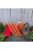 Shop For 2.5" Carnival Swirls Ribbon: Red/Green (10 Yards)