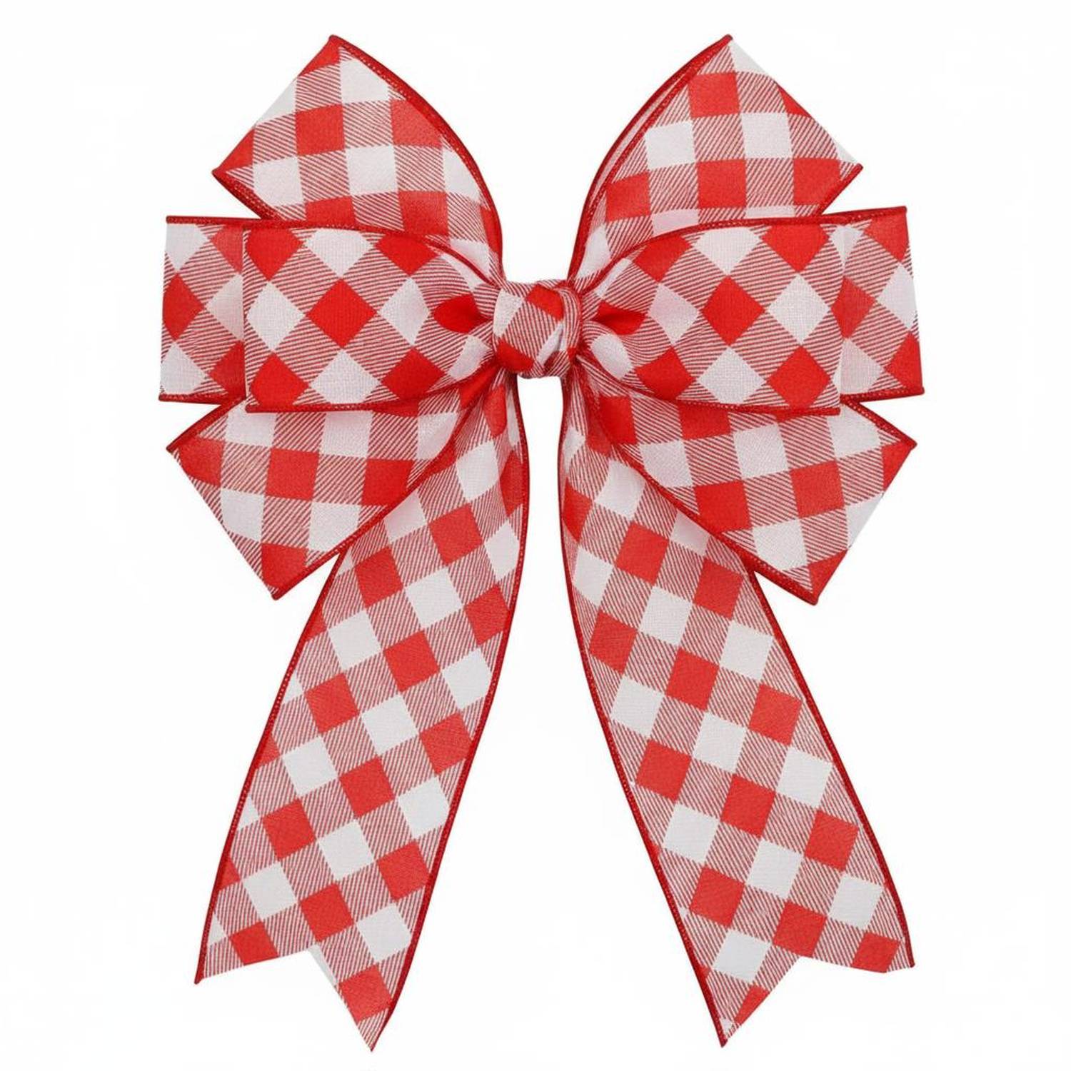 Shop For 2.5" Check and Diagonal Stripe Royal Ribbon: Red (10 Yards)