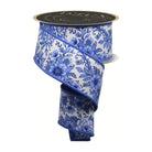 Shop For 2.5" Chinoiserie Fused Ribbon: Blue (10 Yards)