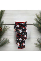 Shop For 2.5" Christmas Gnomes on Royal Ribbon: Black (10 Yards) at Michelle's aDOORable Creations