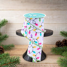 Shop For 2.5" Christmas Lights Ribbon: Pastel (10 Yards)