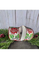 Shop For 2.5" Christmas Ornament Holly Ribbon: White & Red (10 Yards)