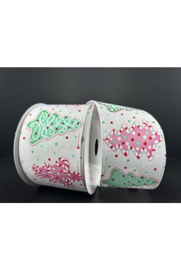 Shop For 2.5" Christmas Sprinkle Cookies Ribbon: White (10 Yards) 76461 - 40 - 06