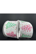 Shop For 2.5" Christmas Sprinkle Cookies Ribbon: White (10 Yards) at Michelle's aDOORable Creations