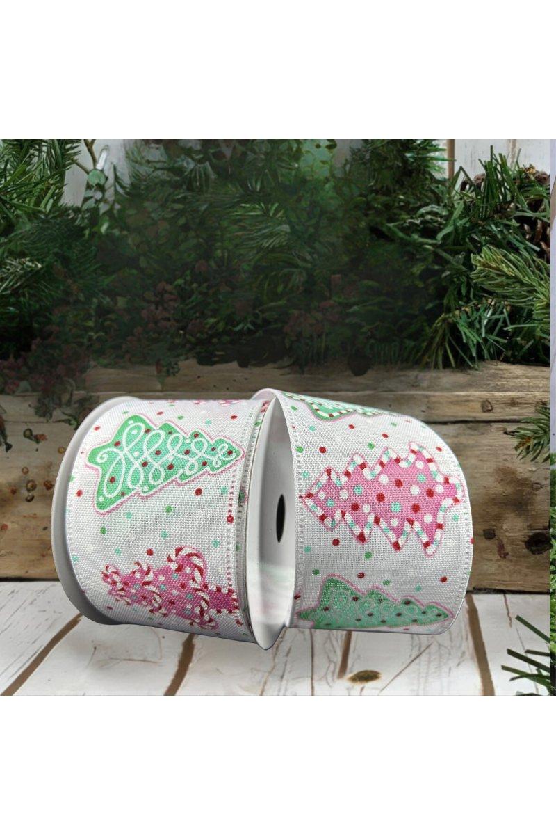 Shop For 2.5" Christmas Sprinkle Cookies Ribbon: White