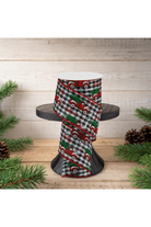 Shop For 2.5" Christmas Trucks Checked Ribbon: Black/White (10 Yards)