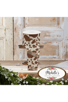Shop For 2.5" Cowhide Print Ribbon: Natural & Brown (10 Yards)