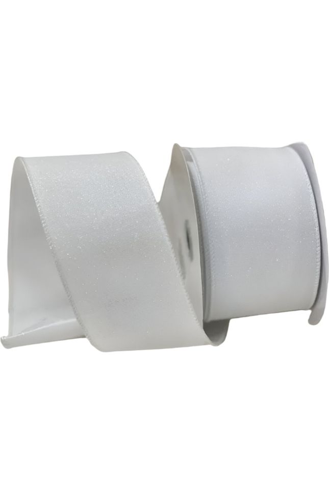 Shop For 2.5" Crystal Shine Ribbon: White (10 Yards)