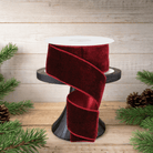Shop For 2.5" Deluxe Velvet Ribbon: Burgundy (10 Yard)