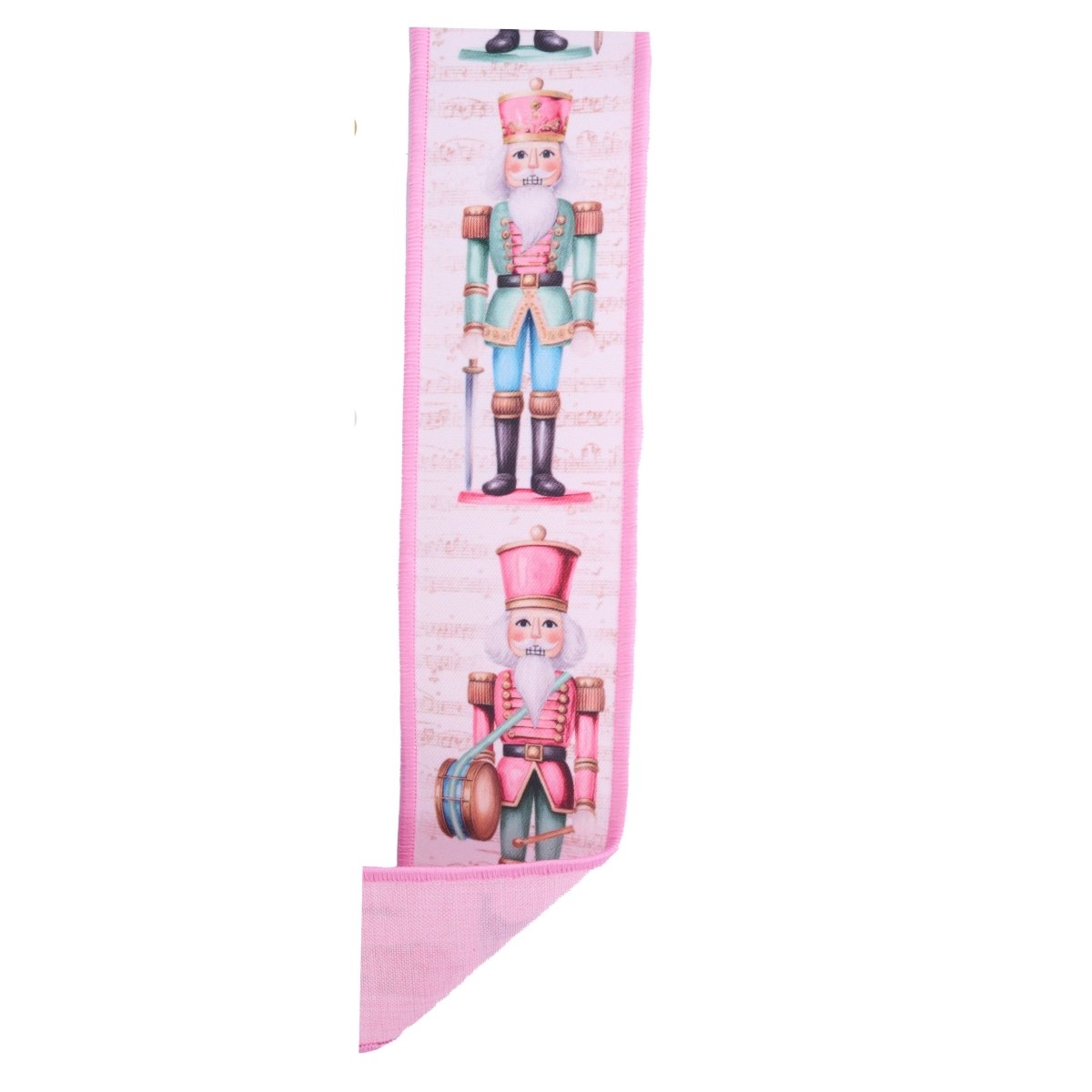 Shop For 2.5" D'Lux Nutcracker Fused Ribbon: Pink (10 Yards)
