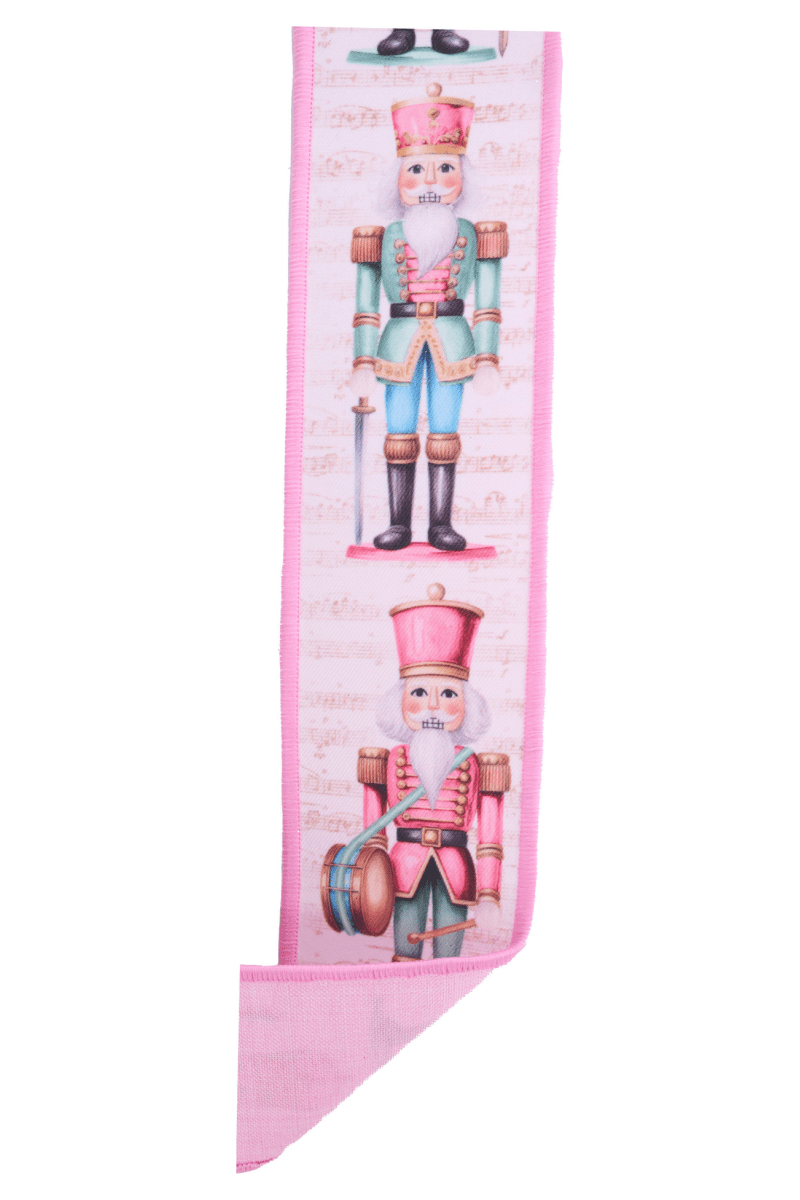 Shop For 2.5" D'Lux Nutcracker Fused Ribbon: Pink (10 Yards)