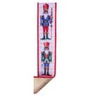 Shop For 2.5" D'Lux Nutcracker Fused Ribbon: White/Red (10 Yards)