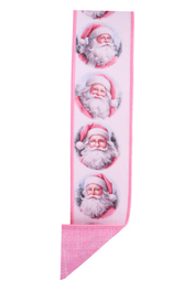 Shop For 2.5" D'Lux Santa Fused Ribbon: Pink (10 Yards)