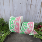 Shop For 2.5" Dual Glitter Candy Ribbon: Pink/Mint (10 Yards)