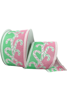 Shop For 2.5" Dual Glitter Candy Ribbon: Pink/Mint (10 Yards)