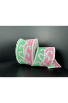 Shop For 2.5" Dual Glitter Candy Ribbon: Pink/Mint (10 Yards)