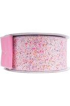 Shop For 2.5" Fairy Dust Ribbon: Pink (10 Yards)