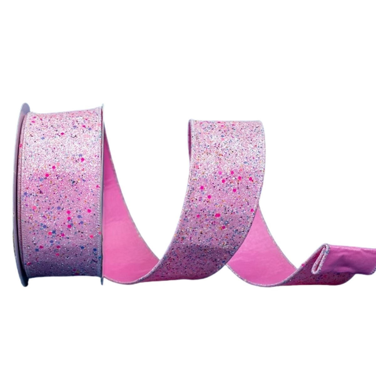 Shop For 2.5" Fairy Dust Ribbon: Pink (10 Yards)