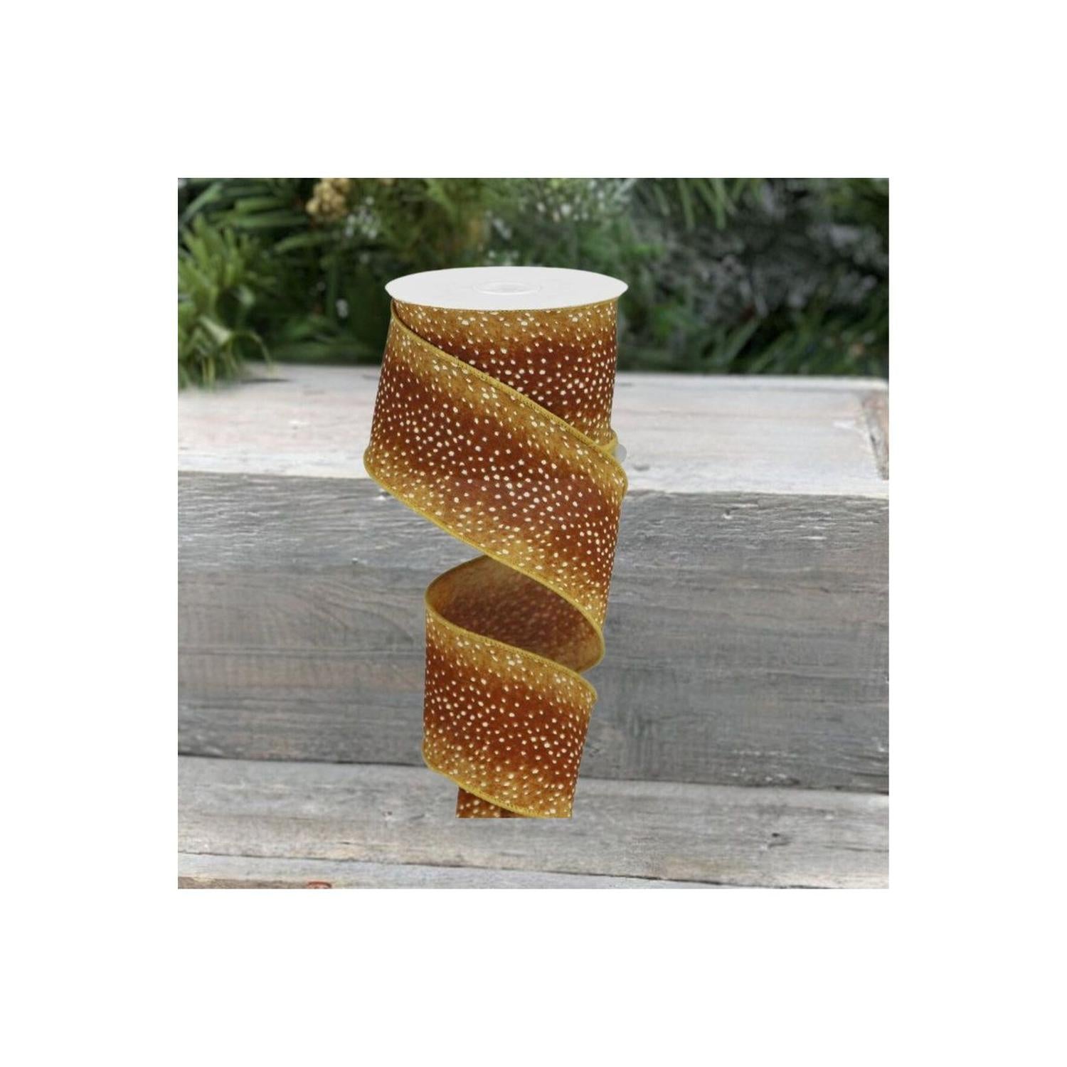 Shop For 2.5" Faux Deer Fur Ribbon (10 Yards)