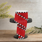 Shop For 2.5" Faux Royal Burlap/Stripe Edge Ribbon: Red & Black (10 Yards)