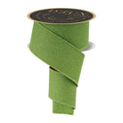 Shop For 2.5" Fine Glitter Fused Back Ribbon: Fresh Green/Red (10 Yards)