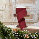 Shop For 2.5" Fine Glitter On Royal Ribbon: Burgundy (10 Yards)