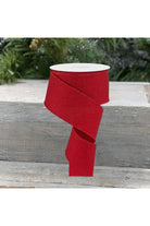 Shop For 2.5" Fine Glitter On Royal Ribbon: Red (10 Yards)