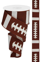 Shop For 2.5" Football Laces Ribbon (10 Yard)