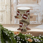 Shop For 2.5" Football Royal Ribbon: Light Beige (10 Yards)