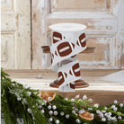 Shop For 2.5" Football Royal Ribbon: White (10 Yards)