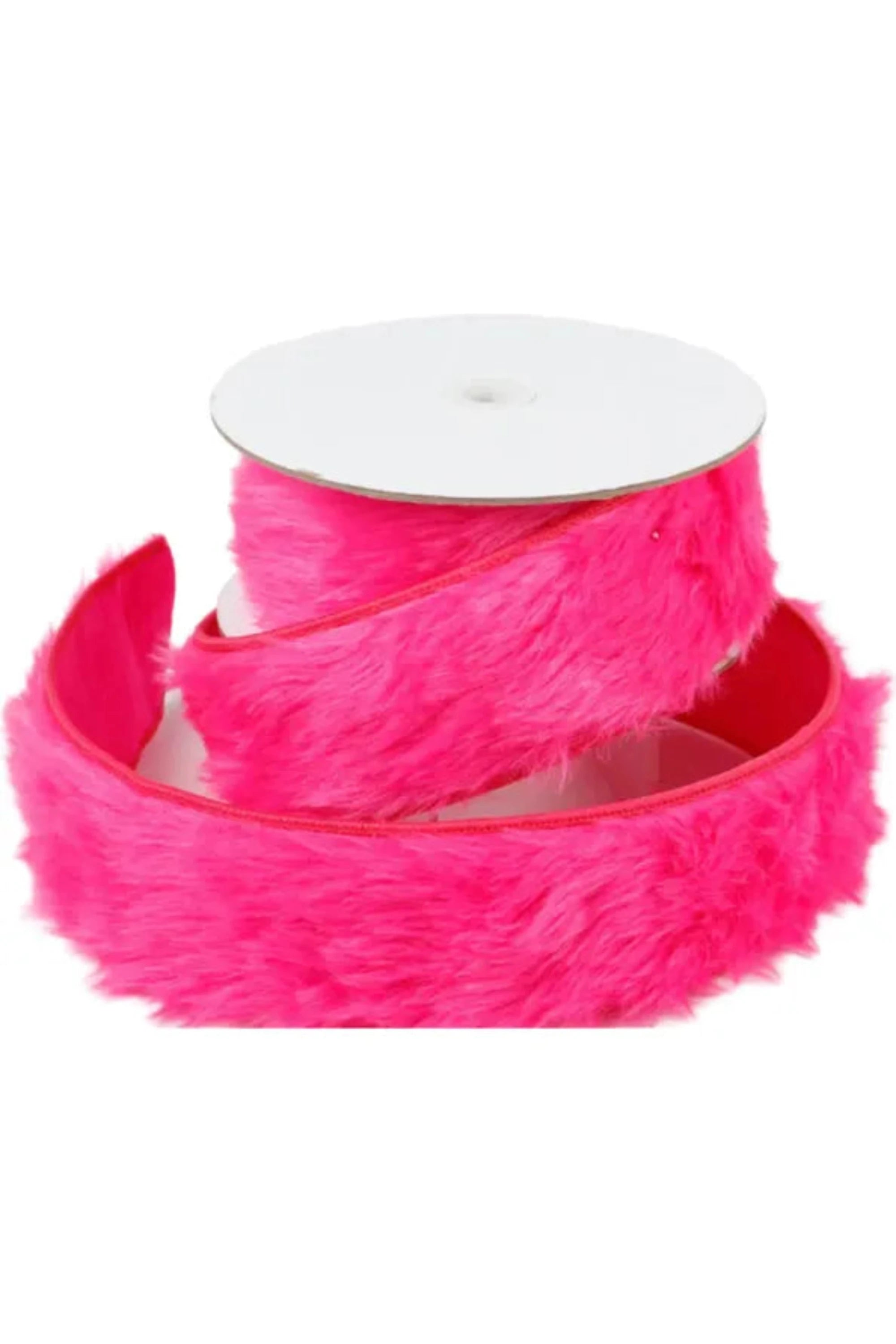 Shop For 2.5" Furry Ribbon: Pink (5 Yards)