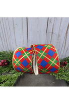 Shop For 2.5" Georgina Christmas Plaid Ribbon: Red, Blue and Green (10 Yards)